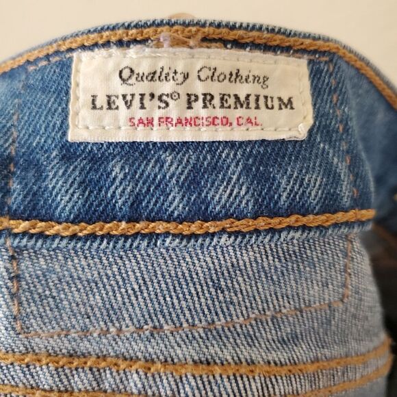 LEVI'S Premium Wedgie Straight Women's Jeans Size 28 - Picture 5 of 6